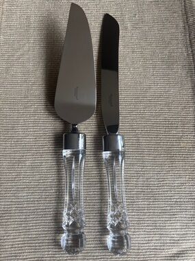 Waterford Lismore Cake Server & Knife Set
